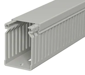 Johdotuskouru OBO LFS RAL7030 - JOHDOTUSKOURU OBO 80x120x2000mm PVC HARM RAL7030