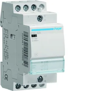 Kontaktori Hager - KONTAKTORI HAGER ESC325 3s 25A k.230VAC