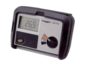 Maadoitusvastusmittari Megger DET3TD - MAAVASTUSMITTARI MEGGER 3-PISTE CAT IV 100V IP54