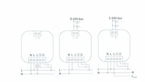 Releyksikkö CTR-01 Plejd - RELEYKSIKKÖ PLEJD 1S 16A/230VAC U/DIN 0/1-10V BL