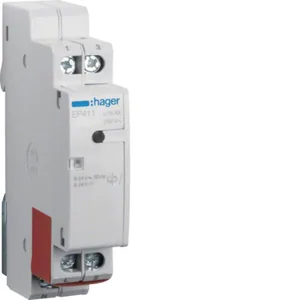 Sysäysrele Hager - SYSÄYSRELE HAGER EP411 1S 16A 8-24V AC/DC