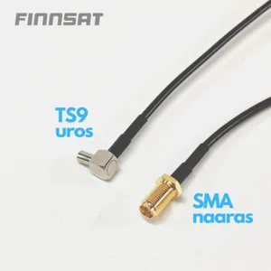 Adapteri Finnsat Sisäverkko - ADAPTERI FINNSAT ADAPTERIKAAPELI SMA/TS9 20CM