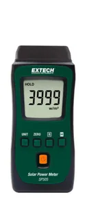 Aurinkosähkö/Valaistusvoimakkuusmittari SP505 Extech - VALAISTUSVOIMAKKUUSMITT EXTECH AURINKOSÄHKÖMITTARI