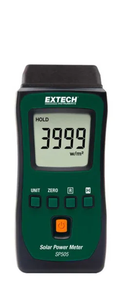 Aurinkosähkö/Valaistusvoimakkuusmittari SP505 Extech