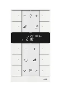 Huonetermostaatti ABB-free@home - HUONETERMOSTAATTI ABB FREEHOME 10-OS T CO2 RH VOC MVAL