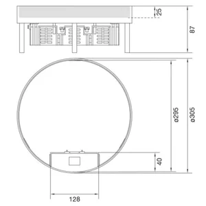 Lattiarasia Hager Electraplan.VE-EE EKQ120 RST - LATTIARASIA ELECTRAPLAN.VE-EE EKQ120 RST D305 KL 25MM
