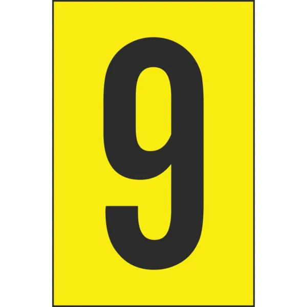 Merkintätarra Hammarprodukter numerot HAMMAR HEIJASTETARRA NUM. 9 (KELT