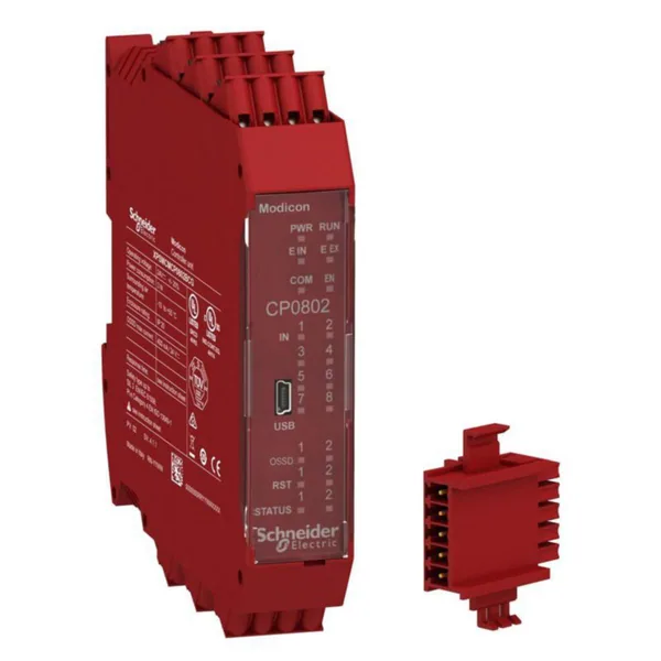 Turvarele Schneider Electric Modicon CPU 8 TULOA, 2 LÄHTÖÄ