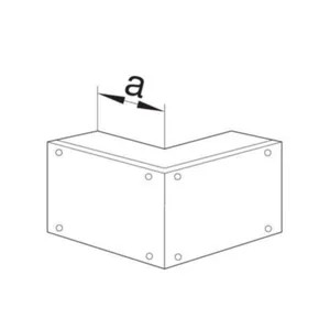 Ulkokulma Hager Tehalit.FWK - ULKOKULMA TEHALIT.FWK R3022 FWK3E 50X60 LVA