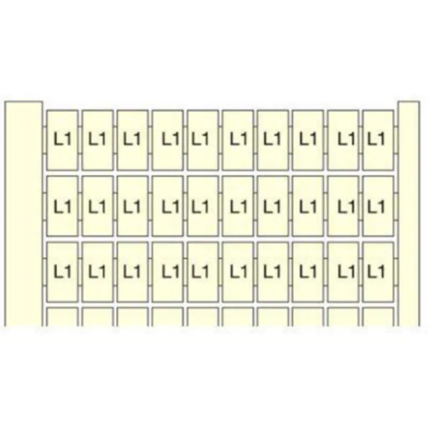 Johdinmerkki TE / ABB Entrelec -liittimet 5MM, 1X (101-200), HOR