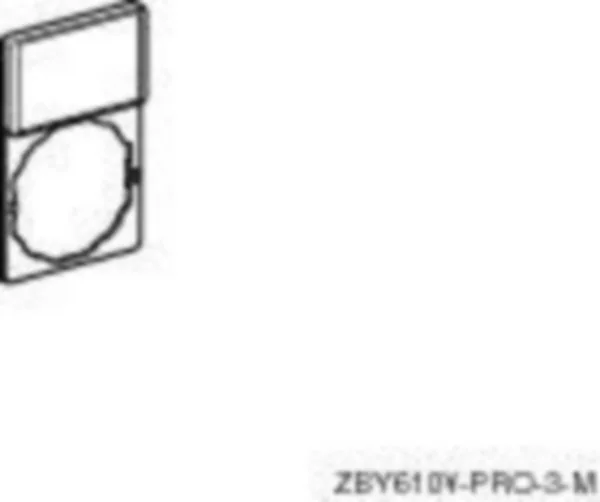 Kilvenpidin+kilpi Schneider Electric Harmony ZBY6102 VA/KE