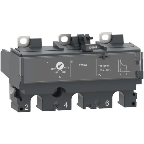 Kompaktikatkaisijan suojarele Schneider Electric ComPactT TM...D 3P TM100D 32A 3P3D NSX100-250