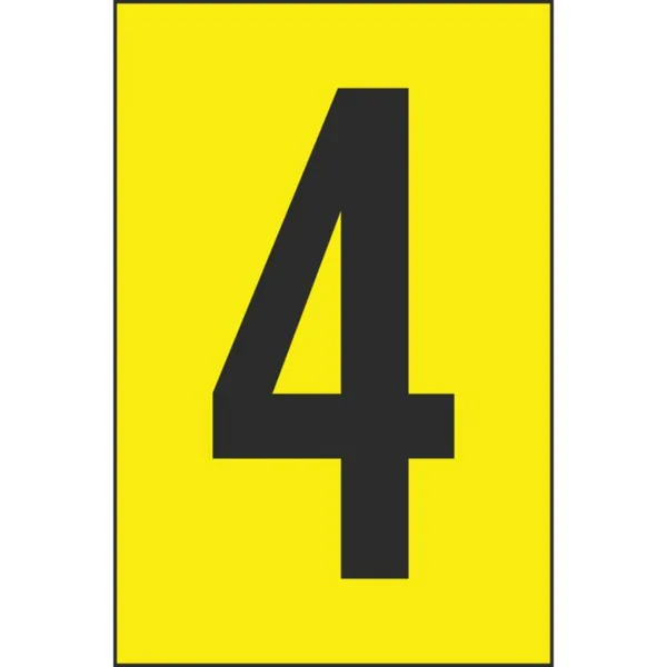 Merkintätarra Hammarprodukter numerot HAMMAR HEIJASTETARRA NUM. 4 (KELT