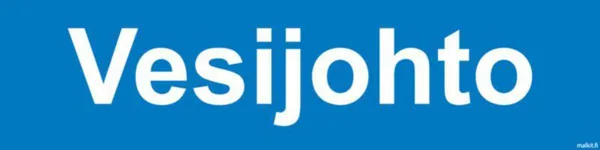 Merkintätarra Malkit Kiinteistö VESIJOHTO 400X100