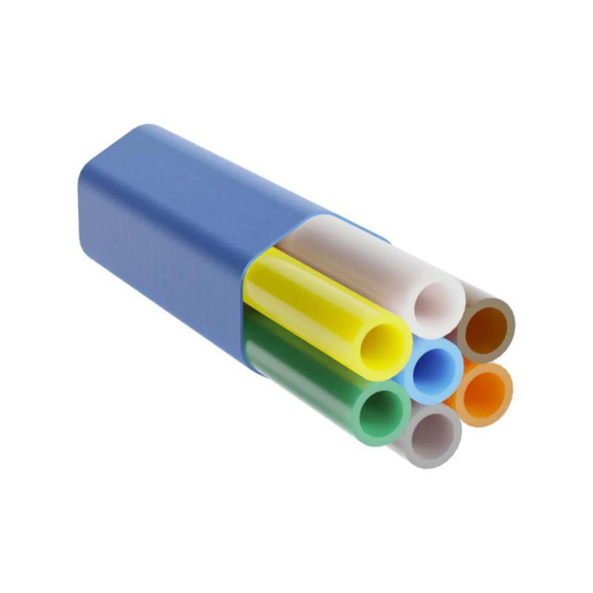Mikrokanavanippu Hexatronic DB 7X14/10MM SININEN 1100M