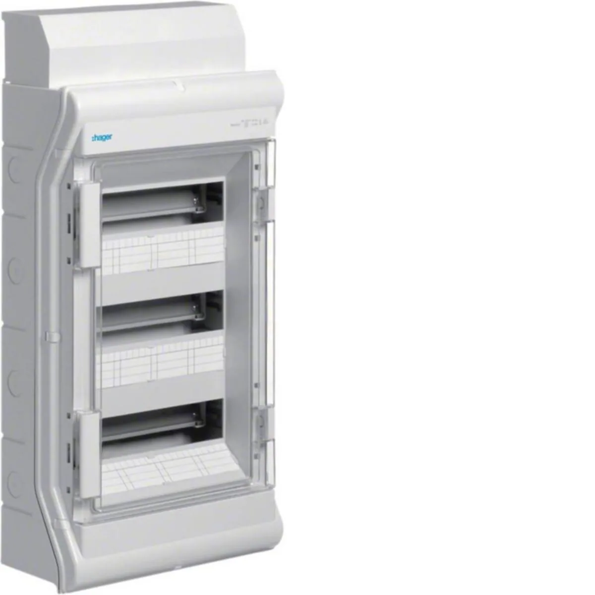 Moduulikotelo pinta PC Hager Vector IP54 VE312DN 3X12M