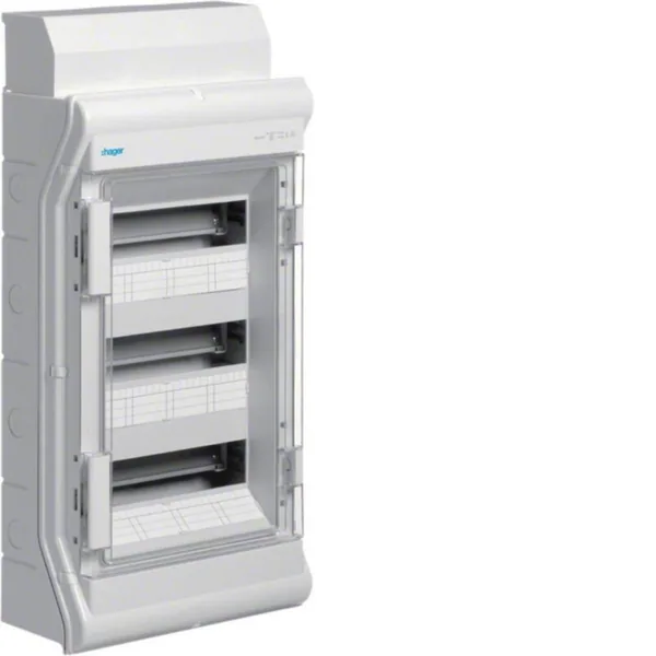 Moduulikotelo pinta PC Hager Vector IP54 VE312DN 3X12M