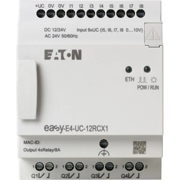 Ohjelmoitava rele Eaton Easy EASY-E4-UC-12RCX1