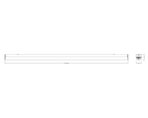 Pinta-asennusvalaisin Ledvance LINEAR BATTEN COMBO - PINTA-ASENNUSVALAISIN LEDVANCE LN CBO 1500 48W CCT ML 7200LM