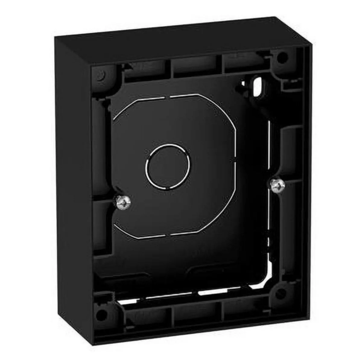 Pintakehys ELKO Plus asennus 1OS/IP20 107MM MUS H=40MM – musta