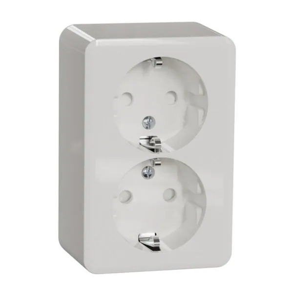 Pistorasia Schneider Electric Exxact 2-osainen pinta IP21 2S/16A/IP21 PPR L1+L2 2X VAL