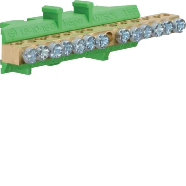 Haaroitusliitin Hager MAADOITUSLIITIN KM13E 6x16/7x10mm2 VIH DIN
