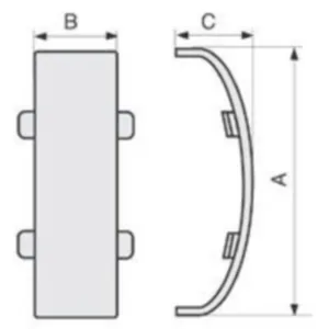 Jatkokappale Hager electraplan.AK - JATKOKAPPALE ELECTRAPLAN.AK AK50127 PVC 12x50 HAR