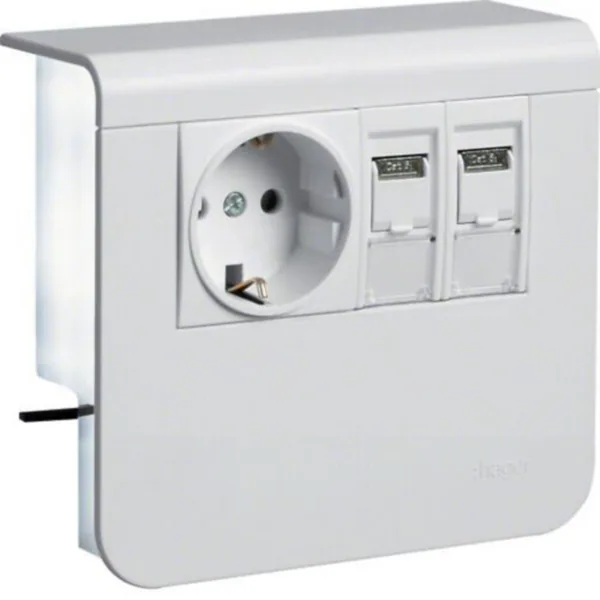 Listapistorasia Hager Tehalit.SL SL20055 PR+2XRJ45 CAT6A LVA