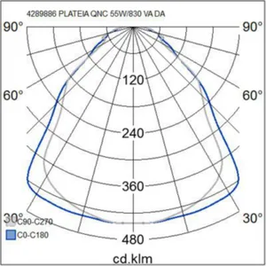 Moduulivalaisin Airam Pro Plateia Q - MODUULIVALAISIN PLATEIA 1200X300 IP40 54W/830 DA2 ACMP