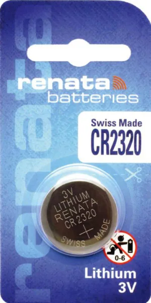 Paristo nappi lithium Renata CR2320/BP1 3V/150mAh BLISTER