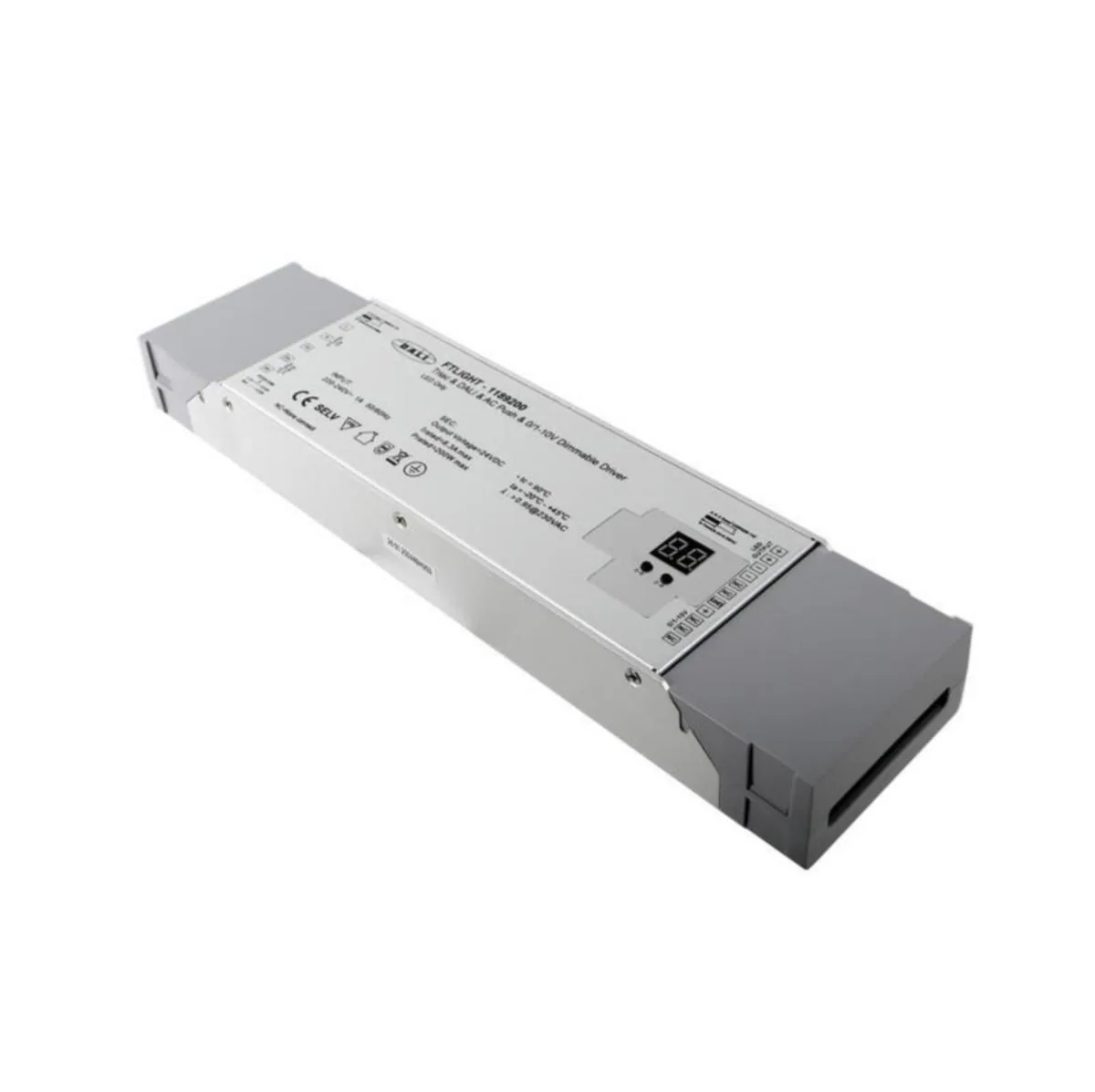 Vakiojännitelähde FTLight - ELEKTRONINEN LIITÄNTÄL FTLIGHT 200W 24V DALI TRIAC 1-10V PUSH