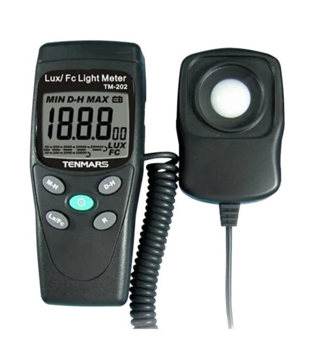 Valaistusvoimakkuusmittari TM-202 Tenmars - LUX-MITTARI TENMARS TM-202 VALAISTUSVOIMAKKUUS