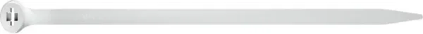 Johdinside Elematic muovia valkoiset 2-LOCK 100x2.5mm MET.L VA 100kpl/pss