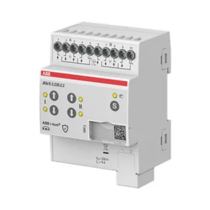 Lähtöyksikkö verho KNX ABB - LÄHTÖYKSIKKÖ VERHO KNX ABB VERHOLÄHTÖ 2X6A 230VAC