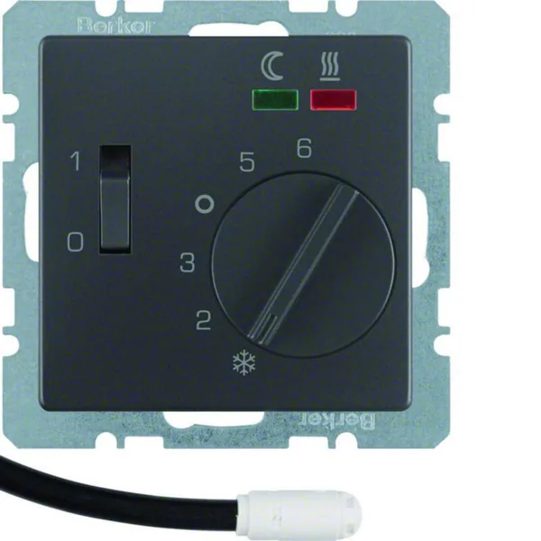 Lattiatermostaatti Hager Q.1, 5/30 1S 10A KYTK/MV ANT