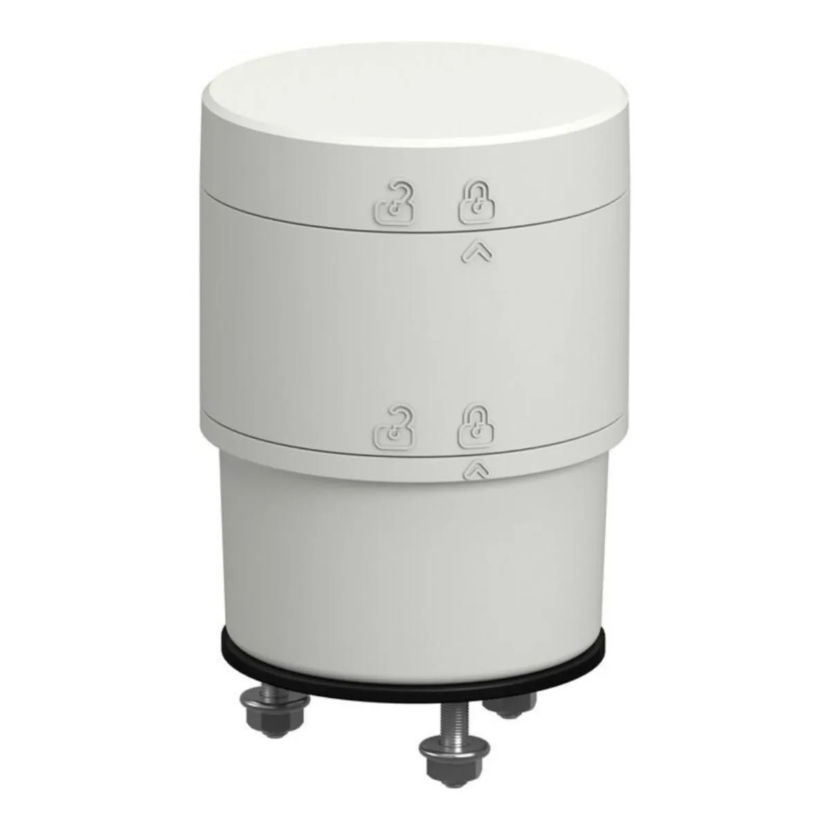 Merkkivalotarvike Schneider Electric Harmony XV6 24V JALUSTA 3-NASTAISELLA – valkoinen