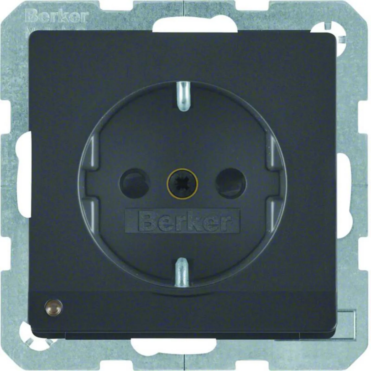 Pistorasia Hager Q.1 1S/16A UKR LED ANT – antrasiitti