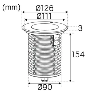 Maavalaisin Hide-a-lite Spot Up Multi 7 ja 17 AD LED - VALONHEITIN HIDE A LITE SPOT UP MULTI 7 TILT 3000K
