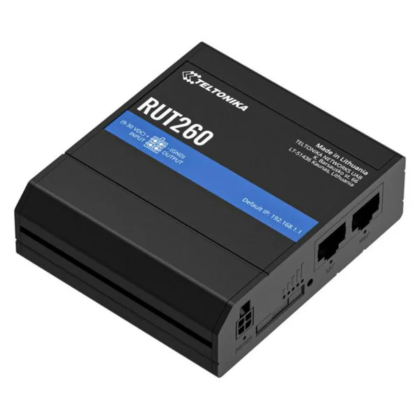 Reititin Teltonika 4G LTE CAT6 PASS POEIN 9-30VDC