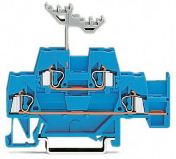 Riviliitin Wago 280-sarja kaksikerros 280-SRJ 2/2-NAP, 0,08-2,5MM², SIN