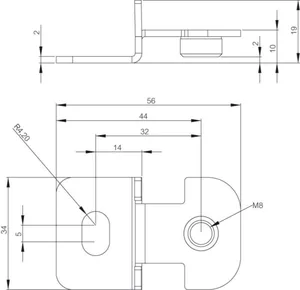 Seinäasennussarja Fibox WMK Arca - SEINÄASENNUSSARJA FIBOX ARCA WMK 10 LISÄÄ 10mm