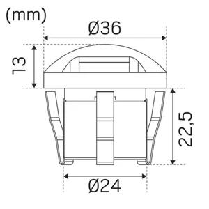 Terassi-/porrasvalaisin Hide-a-lite Steplight Garden - MAAVALAISIN HIDE A LITE STEPLIGHT GARDEN