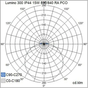 Tunnistinvalaisin Airam Lumino - TUNNISTINVALAISIN LUMINO 300 IP44 15W/840C RA PCO WH
