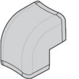 Ulkokulma Hager Clima - ULKOKULMA CLIMA CLM500653 PVC CLMU50X65 VAL