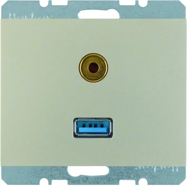 AV-rasia Hager K.5 USB/3.5MM AUDIO UK RST