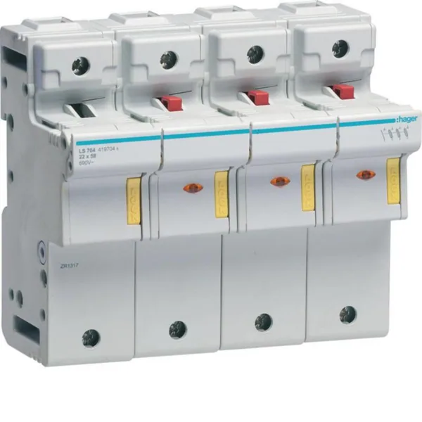 Putkisulakealusta Hager LS704 3+N L58 PUTKISUL