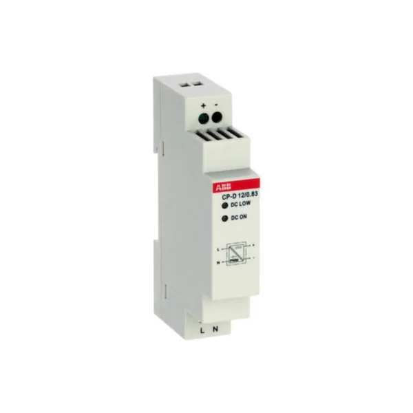 Teholähde ABB CP-D-sarja LÄHTÖ:12VDC/0,83A, DIN
