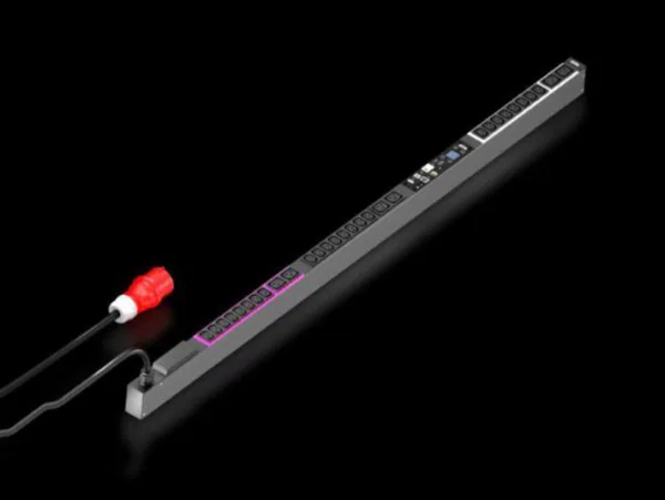 Virranjakeluyksikkö PDU Metered+ Rittal VX IT METERED+16A/3 CEE 24XC13+6