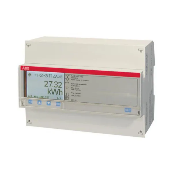 Energiamittari ABB EQ 3-VAIHE, 6A 500VAC, 1-4 TARIFF