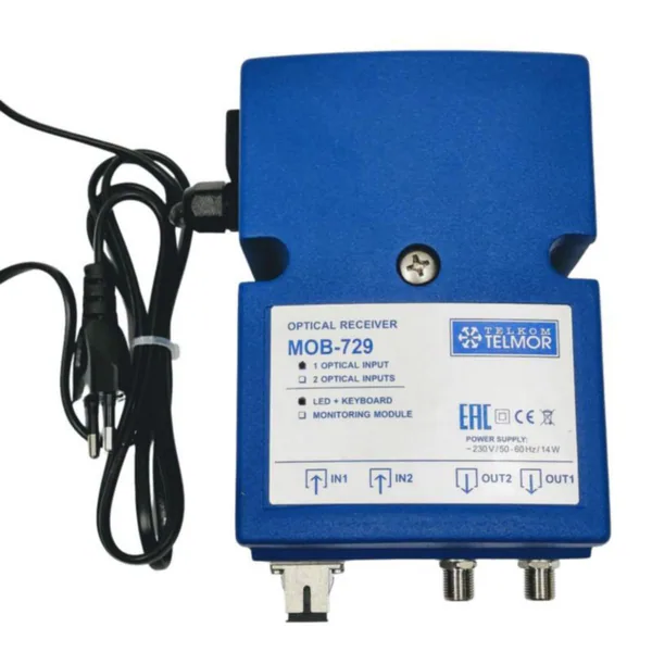 Optinen vastaanotin Telmor FINNSAT NODE -10... +1 DBM, 115 DBUV